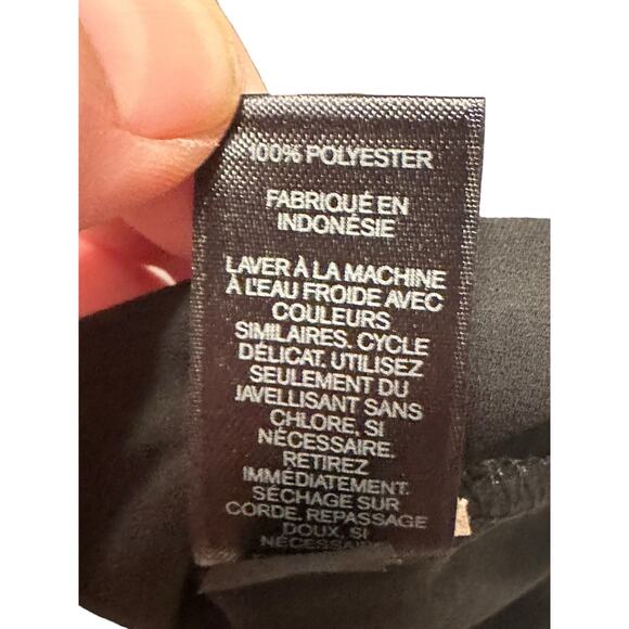 Express Sleeveless Blouse Black and White Open Back Size Small - Picture 4 of 6